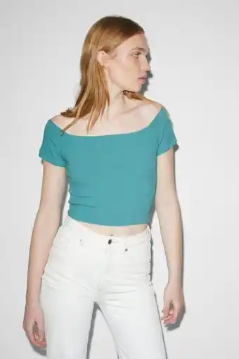 Clockhouse - tricou crop