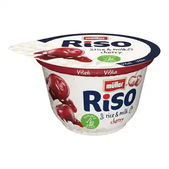 Auchan Orez cu lapte muller riso cu aroma de visine, 200g Ofertă
