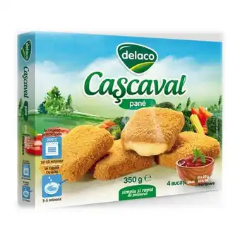 Auchan Cascaval pane delaco, 350g Ofertă