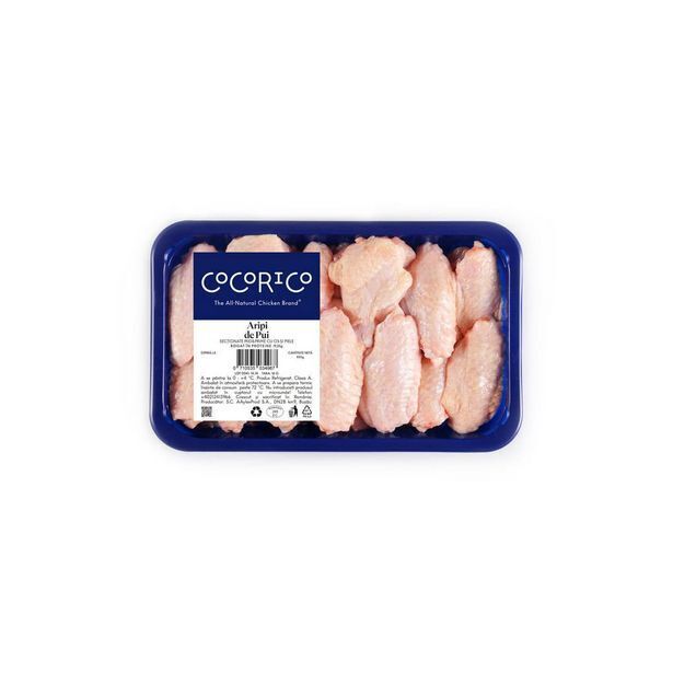 Auchan Aripi sectionate coco rico, caserola, +/- 1 kg Ofertă