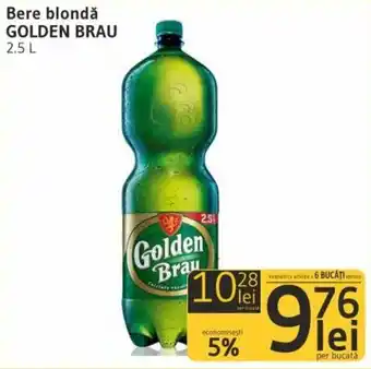 Supeco Bere blondă GOLDEN BRAU 2.5 L Ofertă