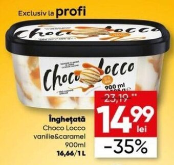 PROFI îngheţată Choco Locco vanilie&caramel 900ml Ofertă