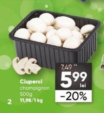 PROFI Ciuperci champignon 500g Ofertă