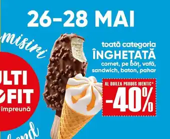 PROFI toată categoria ÎNGHETATĂ cornet, pe băţ, vafă, sandwich, baton, pahar Ofertă