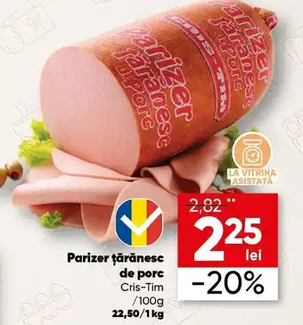 PROFI Cris-Tim Parizer ţărănesc 100g Ofertă