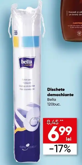 PROFI Bella Dischete demachiante 120buc, Ofertă