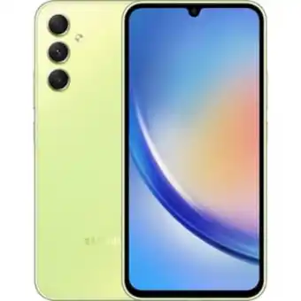 Telefon samsung galaxy a34 5g, 128gb, 6gb ram, dual sim, awesome lime