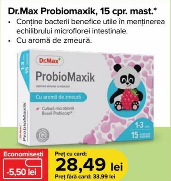 Dr.Max Probiomaxik, 15 cpr. mast.