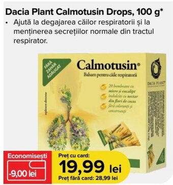 Dacia Plant Calmotusin Drops, 100 g