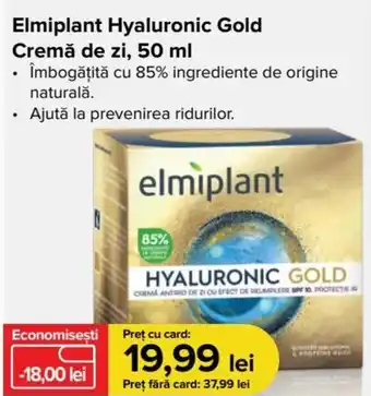 Dr.Max Elmiplant Hyaluronic Gold Cremă de zi, 50 ml Ofertă
