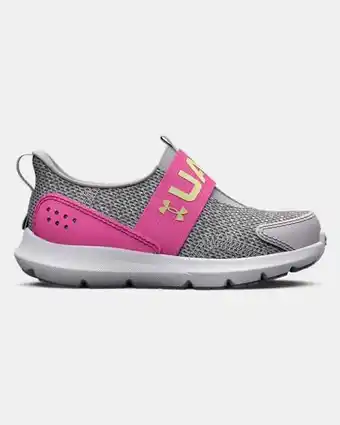Girls' infant ua surge 3 slip running shoes