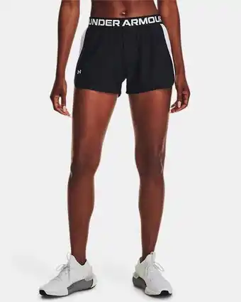 Under Armour Women's ua play up side stripe shorts Ofertă