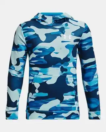 Boys' armour fleece® printed hoodie