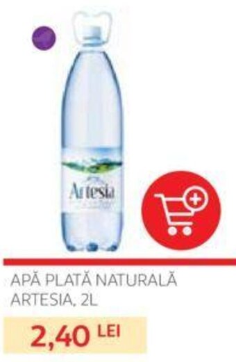 Auchan APĂ PLATĂ NATURALĂ ARTESIA, 2L Ofertă