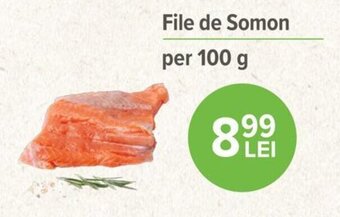 Carrefour File de Somon per 100 g Ofertă
