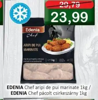 CBA EDENIA Chef aripi de pui marinate 1kg / EDENIA Chef pácolt csirkeszárny 1kg Ofertă