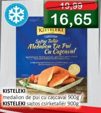CBA KISTELEKI Sajtos Taller Medalion De Pui Cu Caşcaval 900g Ofertă