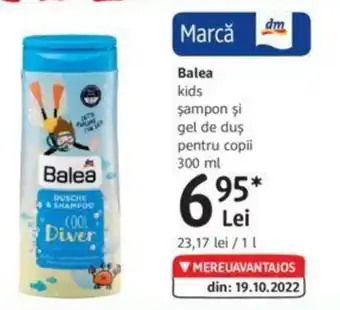 DM Balea kids şampon şi gel de duş pentru copii 300 ml Ofertă