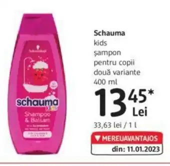 DM Schauma kids şampon pentru copii două variante 400 ml Ofertă