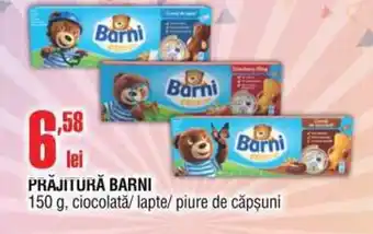 Cora PRĂJITURĂ BARNI 150 g, ciocolată/ lapte/ piure de căpşuni Ofertă