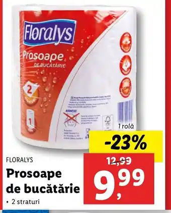 FLORALYS Prosoape de bucătărie 1 rolă
