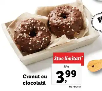 Lidl BRUTARIA Lidl Cronut cu ciocolată 95g Ofertă