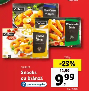 CULINEA Snacks cu brânză 250g