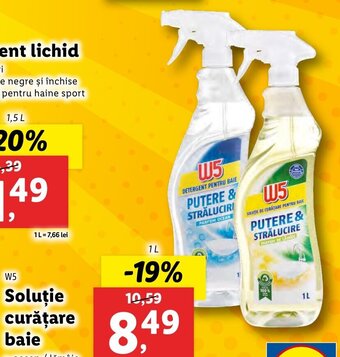 Lidl W5 Soluție curățare baie 1L Ofertă