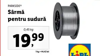 Lidl PARKSIDE Sârmă pentru sudură 0.45kg Ofertă