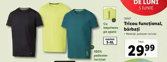 Lidl CRIVIT Tricou funcțional, bărbați 1 buc. Ofertă