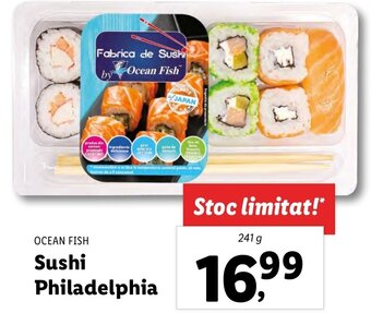 Lidl OCEAN FISH Sushi Philadelphia 241g Ofertă