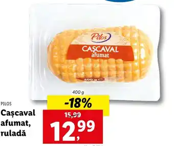 Lidl PILOS Caşcaval afumat, ruladă 400g Ofertă