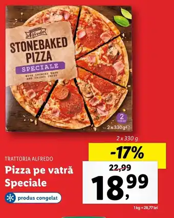 TRATTORIA ALFREDO Pizza pe vatră Speciale 2x330g