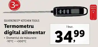 SILVERCREST® KITCHEN TOOLS Termometru digital alimentar 1 buc.