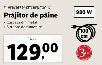 Lidl SILVERCREST® KITCHEN TOOLS Prăjitor de pâine 980w 1 buc. Ofertă