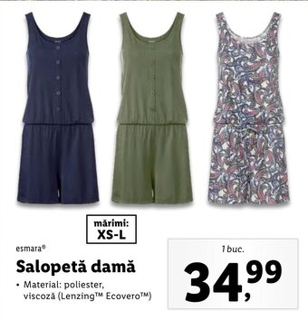 Lidl Esmara® Salopetă damă 1 buc. Ofertă