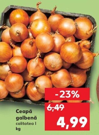 Kaufland Ceapă galbenă calitatea l 1 kg Ofertă
