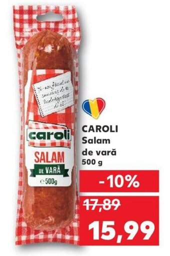 Kaufland CAROLI Salam de vară 500 g Ofertă