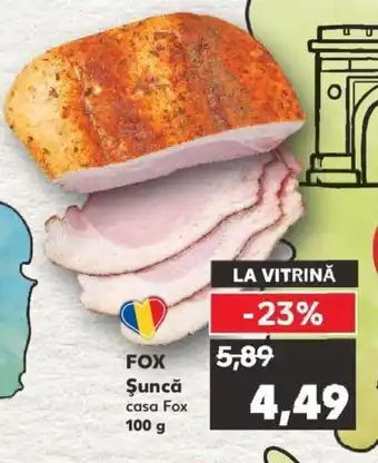 Kaufland FOX Şuncă casa Fox 100 g Ofertă