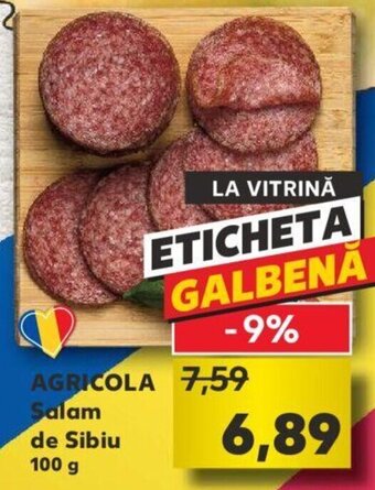 Kaufland AGRICOLA Salam de Sibiu 100 g Ofertă