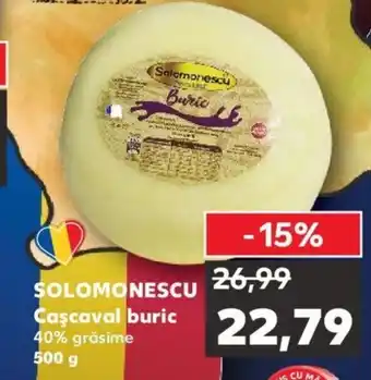 SOLOMONESCU Caşcaval buric 40% grăsime 500g
