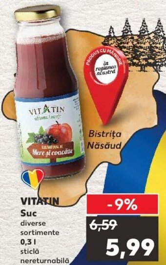 Kaufland VITATIN Suc 0.3l Ofertă