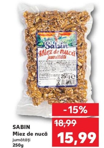 Kaufland SABIN Miez de nucă jumătăţi 250g Ofertă