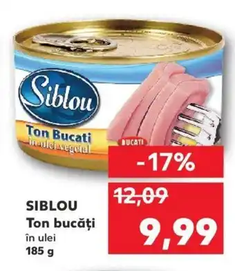 Kaufland SIBLOU Ton bucăţi în ulei 185 g Ofertă