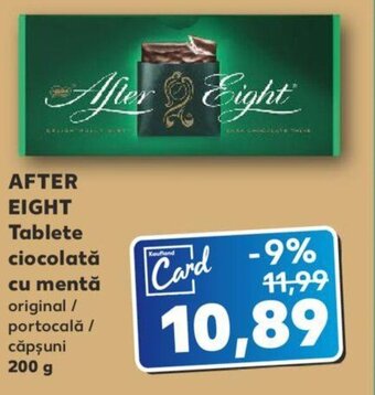 Kaufland AFTER EIGHT Tablete ciocolată cu mentă original / portocală / căpşuni 200 g Ofertă