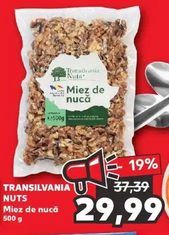 Kaufland Transilvania Nuts Miez de nucă 500g Ofertă