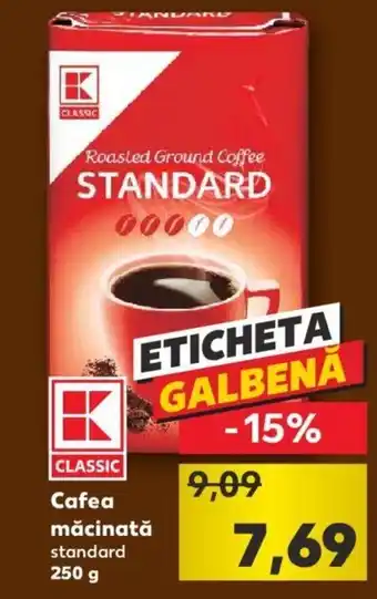 Kaufland classic Cafea măcinată standard 250 g
