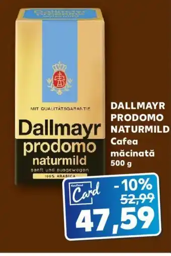 Kaufland Dallmayr NATURMILD prodomo naturmild Cafea măcinată 500 g Ofertă
