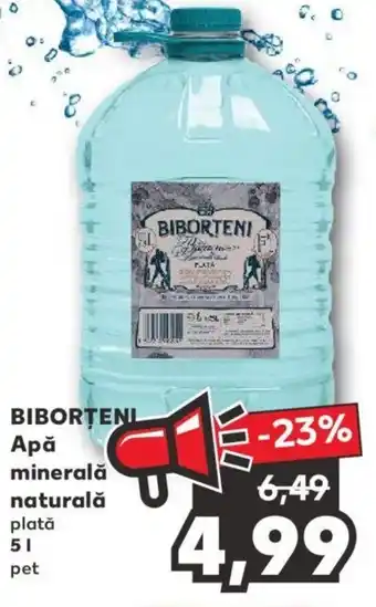 Kaufland BIBORTENI Apă minerală naturală 5l Ofertă