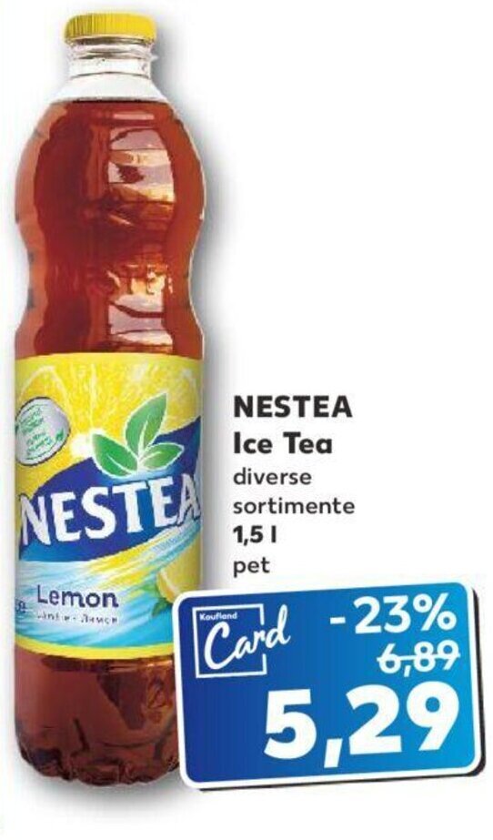NESTEA Ice Tea diverse sortimente 1.5l ofertă la Kaufland